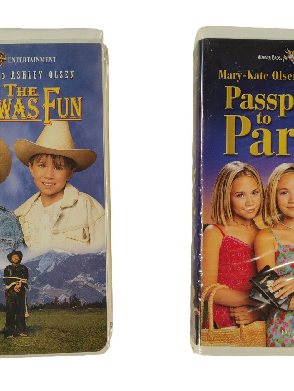 (1994-1999) Mary-Kate & Ashley VHS Cassette Tape Double 2-Pack Set